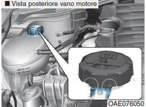 Controllo livello liquido di raffreddamento