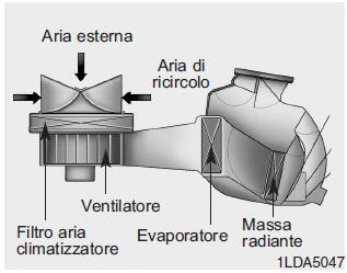 Filtro aria climatizzatore