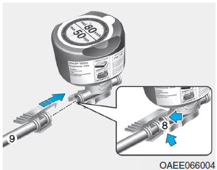 Con kit di riparazione pneumatico (TMK)