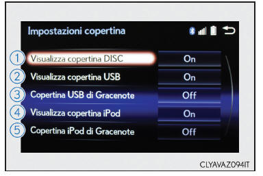 Impostazioni audio