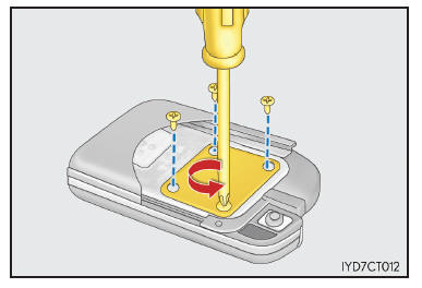 Pila della chiave elettronica