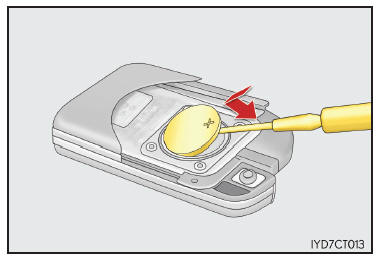 Pila della chiave elettronica