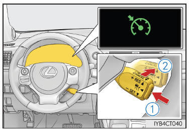 Selezione della modalità di controllo della velocità costante tradizionale