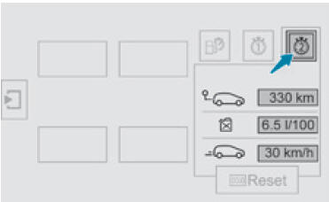 Visualizzazione dei dati sul display touch screen